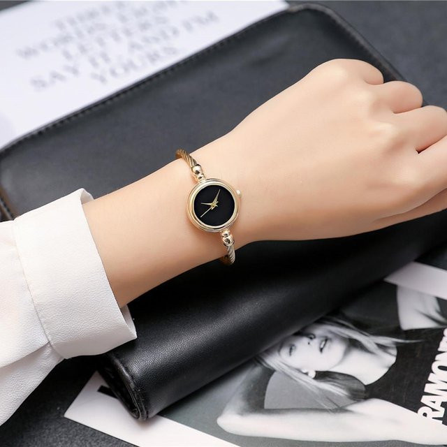 Dai Lanfu Armbanduhr Edelstahl, Quarz, Gold, Damen - Bild 1