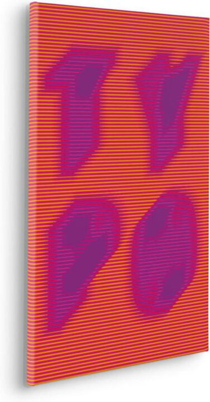 Komar Canvasbild Blurry Night Modern Urban Wandbild in Querformat, Mehrfarbig, B: 60 cm, H: 40 cm - Bild 1