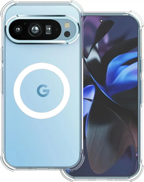 Transparente TPU Schutzhülle für Google Pixel 11 10 9 Pro XL 8 7 A Pro mit MagSafe Kompatibilität - Bild 1