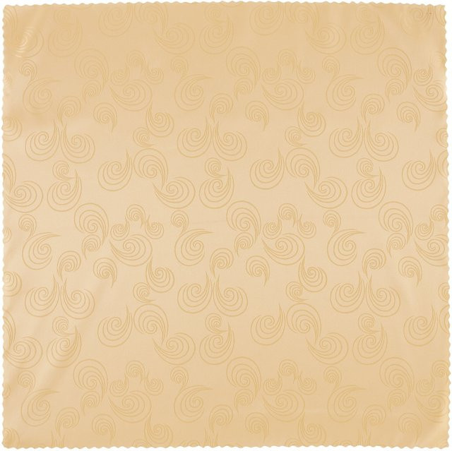 Wasserabweisende Tischdecke Moderne Hausfrau Spirale in Gelb, B/T: 80 x 80 cm - Bild 1