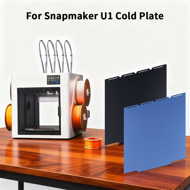Snapmaker U1 Kalte Bauplatte für PLA und PETG, B: 27 cm x B: 27 cm - Bild 1