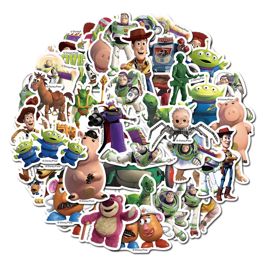 Disney Toy Story Aufkleber, Cartoon-Sticker, 10/30/50 Stück - Bild 3