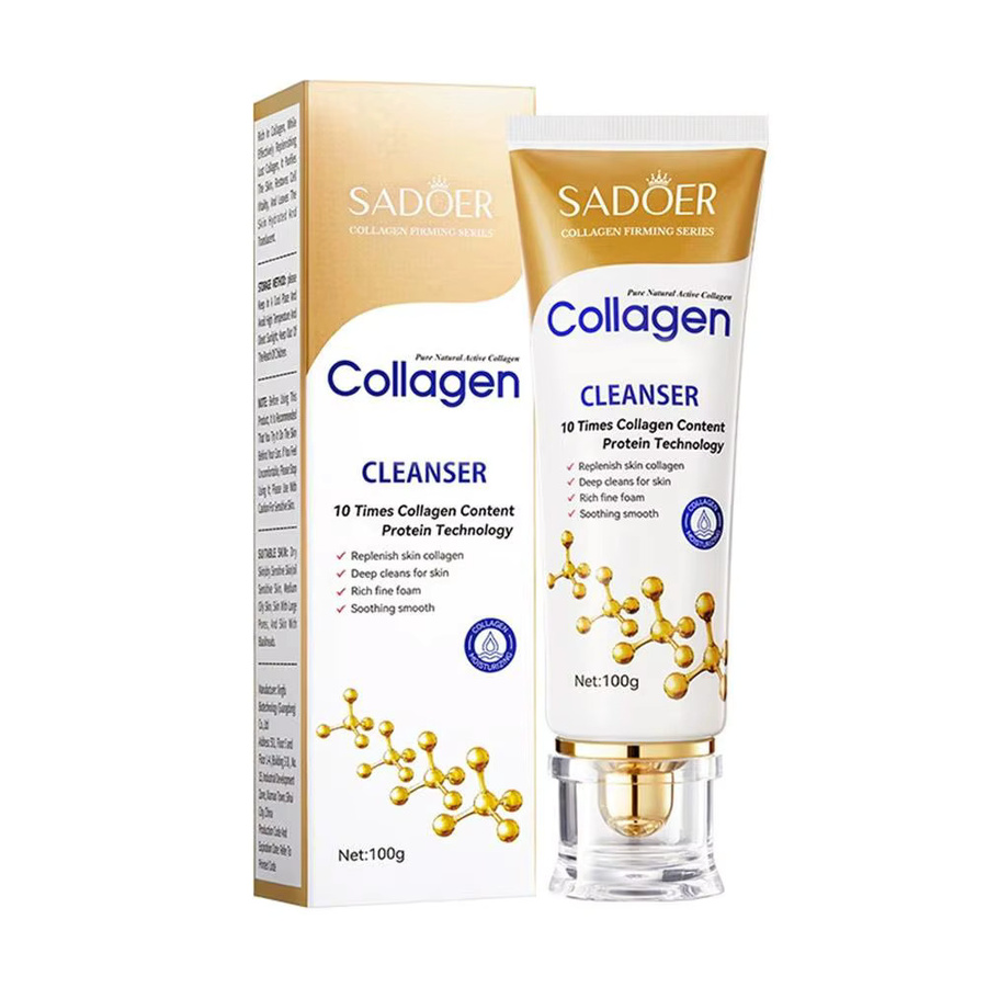 SADOER Kollagen Reinigungsschaum, 100 g, Unisex - Bild 5