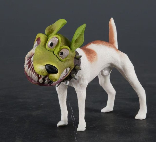 Fashnics Die Maske Hund Jack Russell Terrier Actionfigur 7cm - Bild 1
