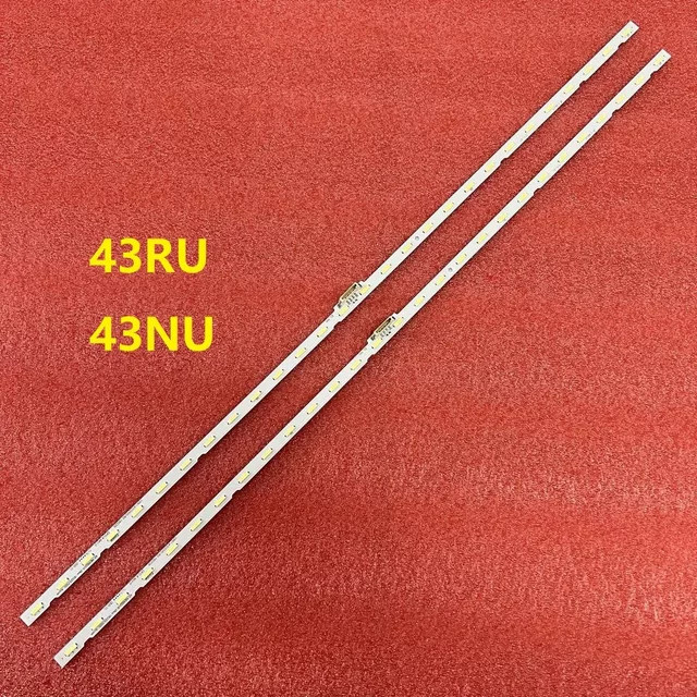 LED Hintergrundbeleuchtung Streifen in Weiß für Samsung UE43NU7122K UE43NU7120W UE43NU7120U UE43NU7120K UE43NU7105K UE43NU7100U UE43NU7099U UE43NU7095U - Bild 1