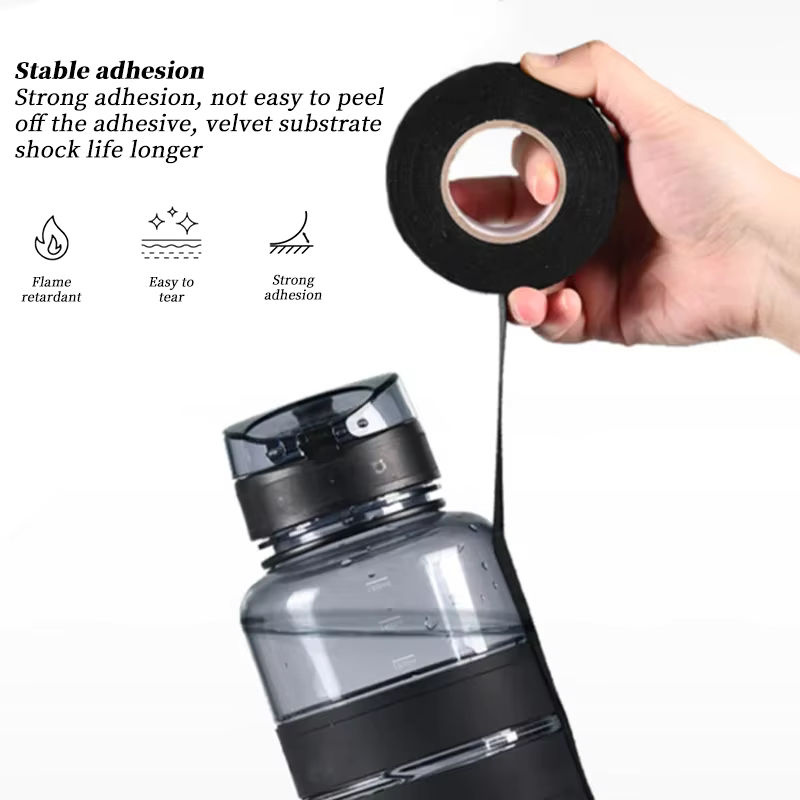 Hitzebeständiges elektrisches Isolierband in Schwarz für Auto-Kabelbäume, wasserdichtes Klebeband zum Kabelbaum-Schutz - Bild 4