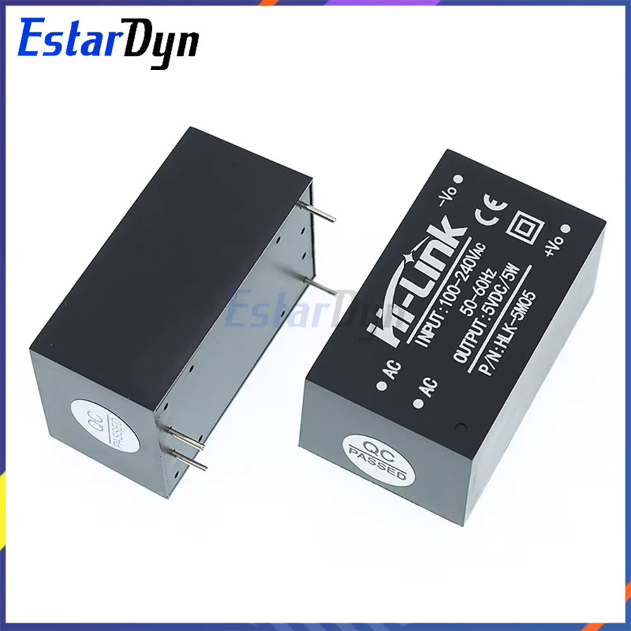 Estardyn AC-DC Strommodul HLK-PM01 PM03 PM12 5M05 5M03 5M12 Mini-Konverter 220V zu 5V/3,3V/12V in Schwarz für Smart Home IoT-Geräte - Bild 1