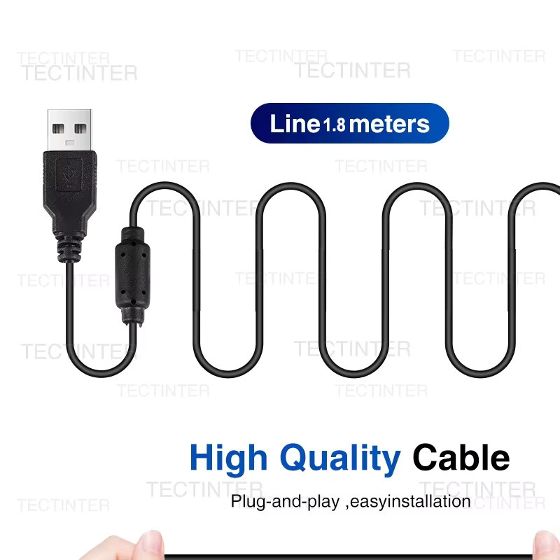 TECTINTER Micro-USB Ladekabel für PS4 und Xbox One Controller sowie Smartphones, Schwarz, Länge: 1,8 m - Bild 5