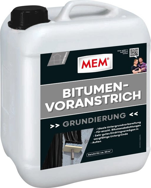 MEM Bitumen-Voranstrich Beton Bonding 5,0 l - Bild 1