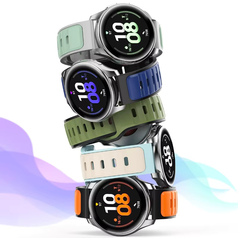 Huawei Uhrenarmband Silikon, zweifarbig, 20/22 mm, Unisex - Bild 2