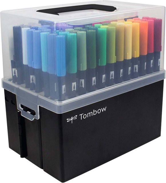 Tombow ABT Dual Brush Pen Set mit 107 Farben und Blender in Mehrfarbig - Bild 1