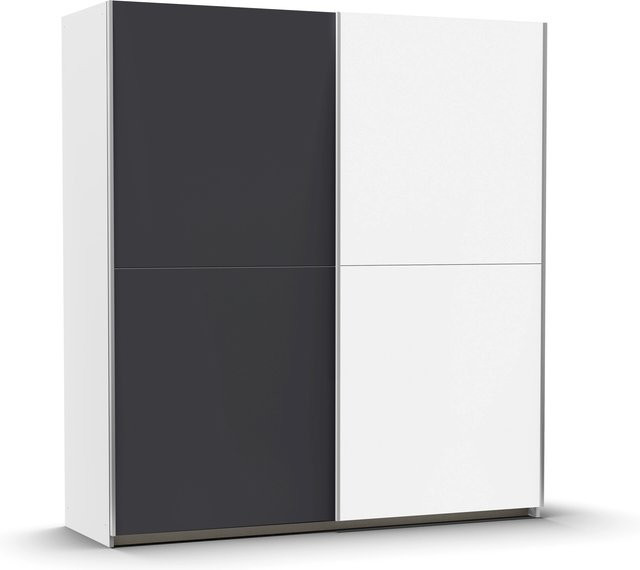 RAUCH BLUE Saturn Schwebetürenschrank, 2-türig, Weiß/Grau, B: 175 cm, T: 59 cm, H: 191 cm - Bild 1