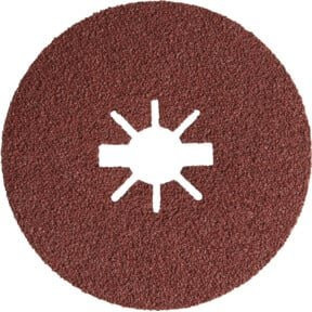 Klingspor CS 561 Fiberscheiben für Winkelschleifer, Farbe: Braun, Durchmesser: 125 mm, Breite: 22 mm, Korn 24, X-LOCK - Bild 1