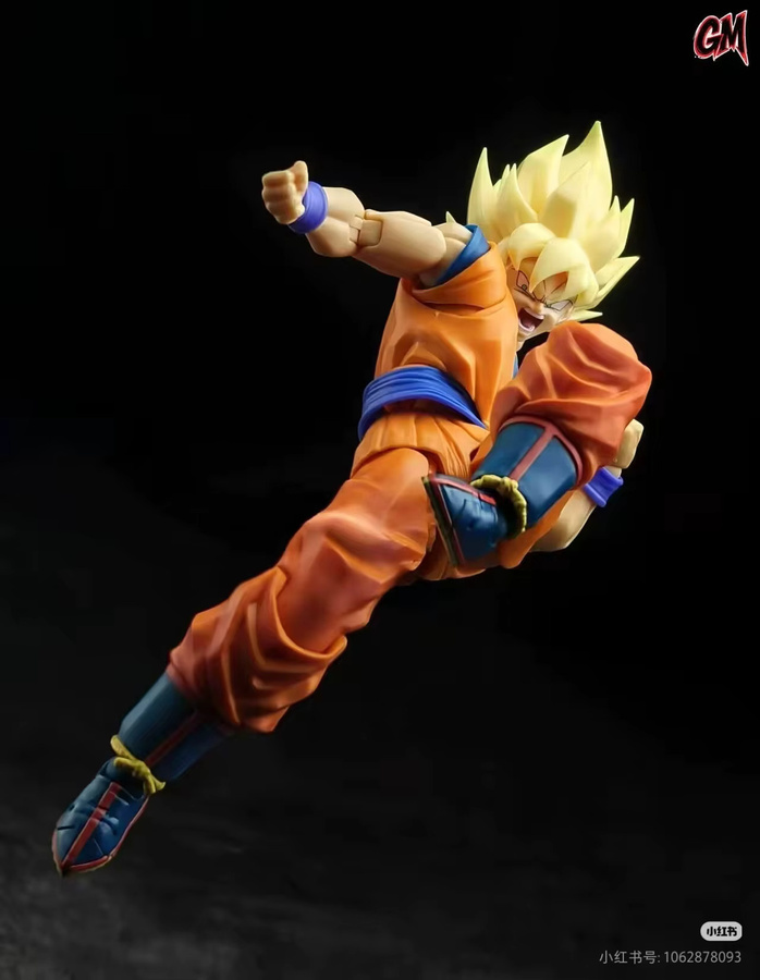 GM Studio Dragon Ball Goku Kopfskulptur-Zubehörpaket, 1/12, unbemannte Puppe - Bild 2