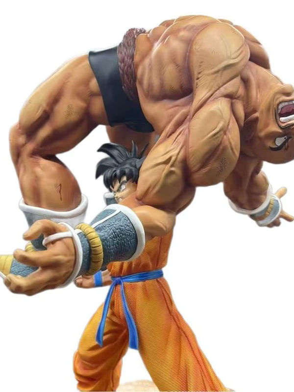 Bandai Dragon Ball Z Anime Figuren Son Goku Nappa Piccolo als PVC GK Statue, mehrfarbig, Höhe: 23 cm - Bild 7