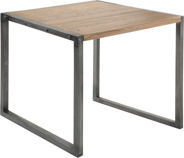 VEGA Esstisch Torres quadratisch in Eiche Antik und Grau, B/T/H: 80 x 80 x 75 cm - Bild 1