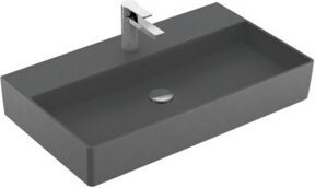 Villeroy & Boch Waschtisch Memento 2.0 aus Keramik in Grau, B/T: 80 x 47 cm - Bild 1