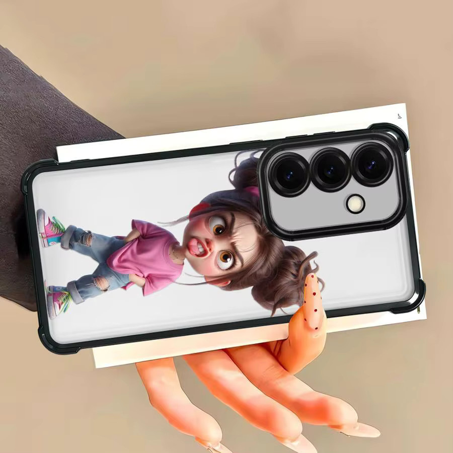 Handyhülle Angry Girl für Samsung Galaxy A13 A15 A16 A17 A21s A24 A25 A26 A33 A35 A36 A52 in Multicolour - Bild 2