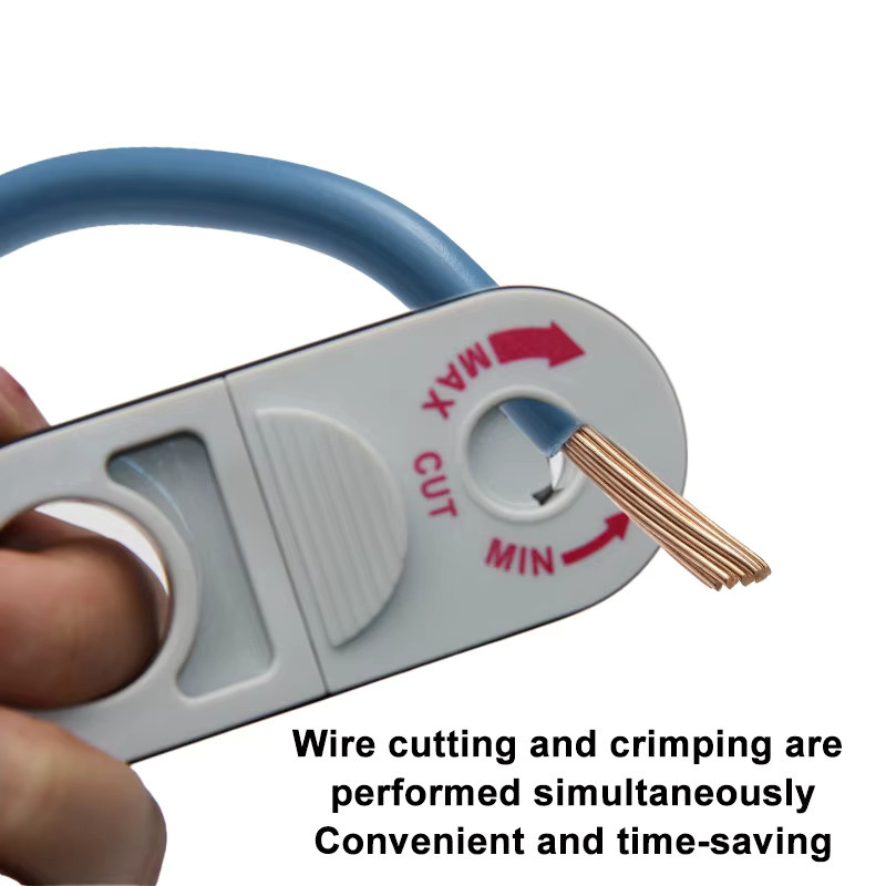 Multifunktionales Ringstreifengerät von Mr Drill in Grau für Koaxialkabel, Telefonleitungen und Kategorie 5e Twisted Pair, Abisolierzange für 3–12 mm - Bild 2