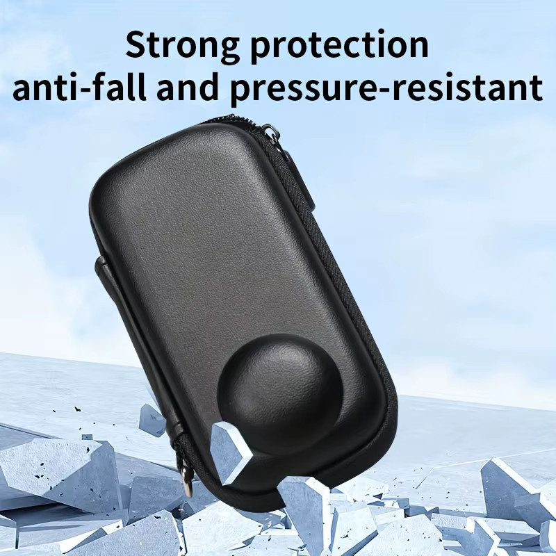 Shadow Stone Mini-Aufbewahrungstasche für Insta360 X3, Anti-Drop Schutztasche in Schwarz - Bild 2