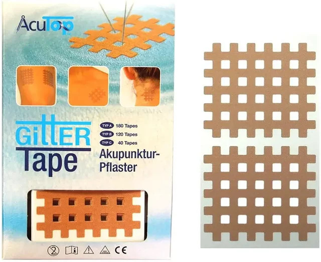 AcuTop Gitterklebeband für Professionals in Beige (2er Pack) - Bild 1