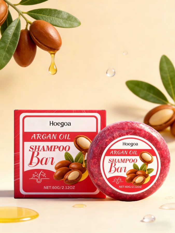 HOEGOA Shampoo Bar, 60 g, für fettiges Haar, Unisex - Bild 5