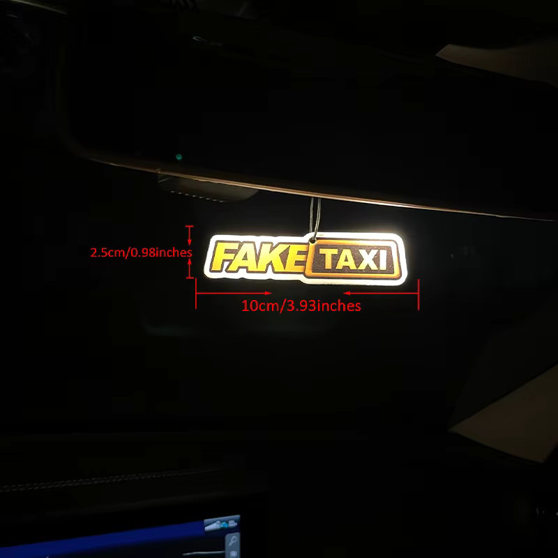 Fake Taxi Dufttabletten Bahamian Sea Breeze als Weihnachtsbaum für Auto und Kleiderschrank - Bild 2