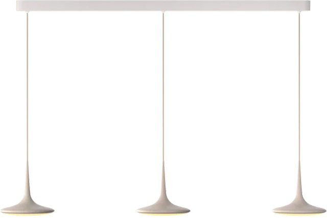 GRAU Falling Leaf Trace 3/130 LED-Pendelleuchte 3-flammig in Sandweiß mit dim2warm Technologie - Bild 1