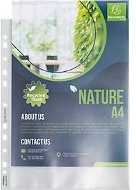 Exacompta Prospekthüllen Forever für DIN A4, transparent, genarbt, 90µ, 50 Stück - Bild 1