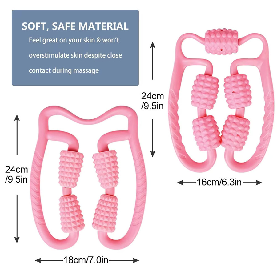 FITPERT Muskelmassagerolle für Deep Tissue, manueller Schaumstoff-Massageroller, Unisex - Bild 2