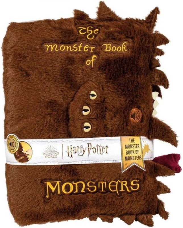 Schmidt Schmusefreund Harry Potter Monsterbuch in Braun, Höhe: 26 cm - Bild 1