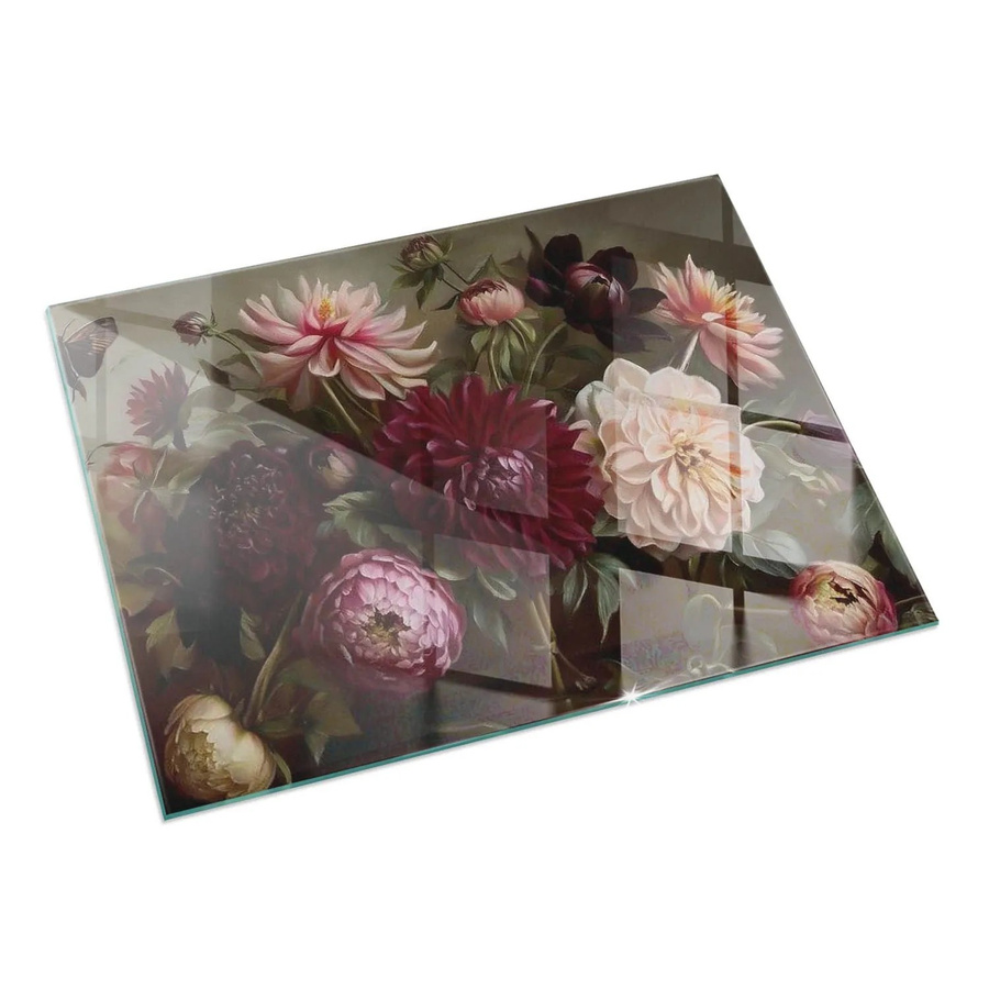 Tulup Glasplatte für Kaminöfen in Rot, B/T: 60 x 40 cm - Bild 2