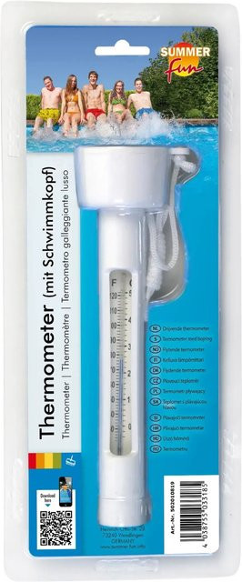 Summer Fun Schwimmthermometer Basic zur Messung der Wassertemperatur - Bild 1