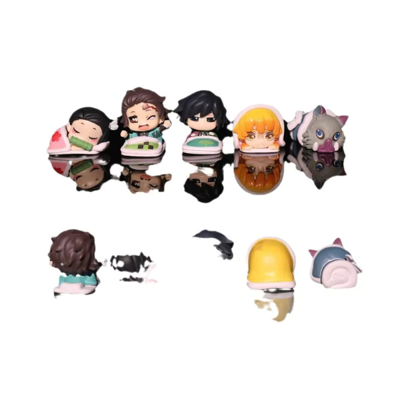 Bandai Dämon Slayer Nezuko Kanroji Mitsuri, 5-teiliges Set, PVC Figur - Bild 3