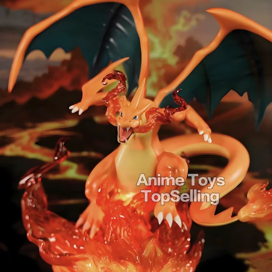 Bandai Mega Charizard Anime Figur aus PVC, Höhe: 18 cm - Bild 3