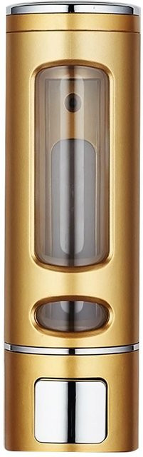 Manueller Wandmontage Seifenspender von TOMTOP JMS mit Pumpe, 400 ml, beige/transparent/gold - Bild 1