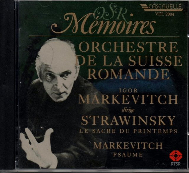 Strawinsky: Le Sacre du Printemps, Markewitsch, Suisse Romande Orch, CD, schwarz - Bild 1