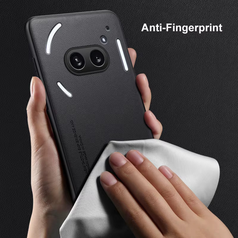 Luxus PU Leder Handyhülle für Nothing Phone 2A Plus und Nothing Phone 2A 5G, stoßfester Silikon Schutz, Schwarz oder Grün - Bild 4