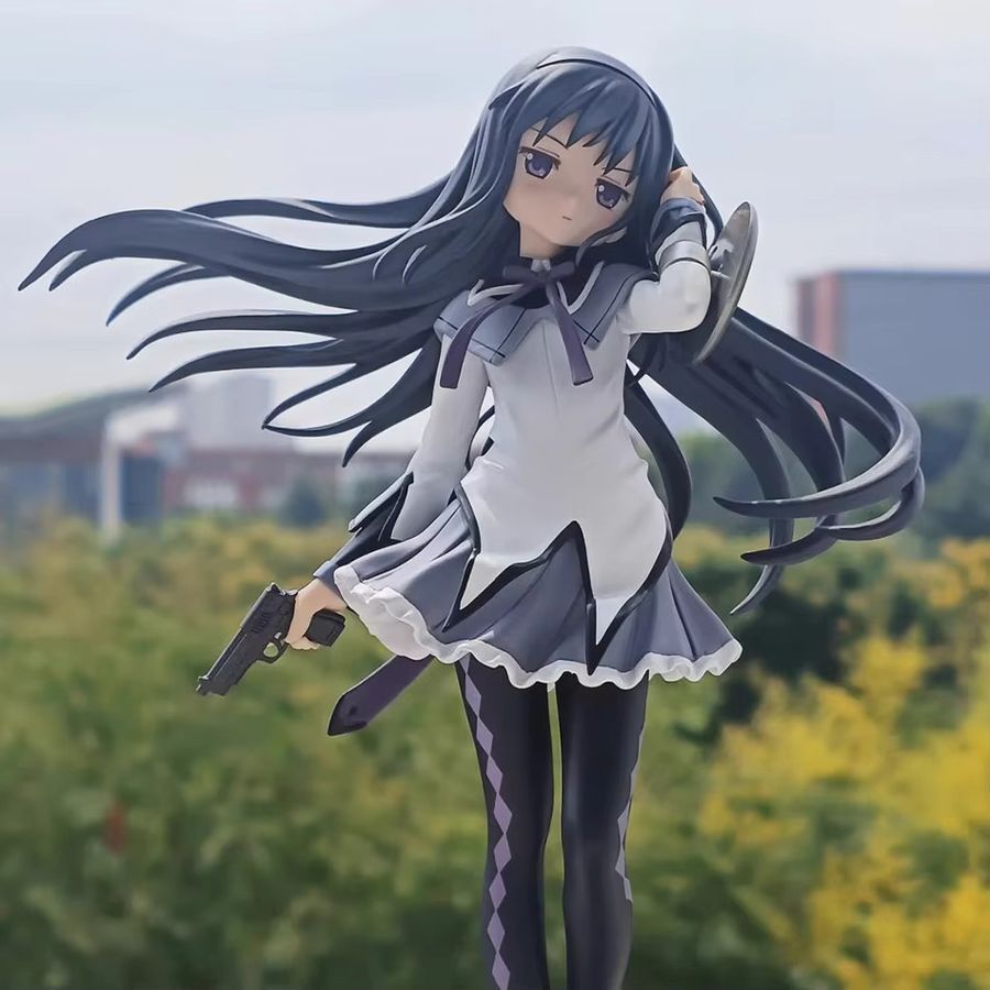 Bandai Akemi Homura Anime Figur aus Puella Magi Madoka Magica, Höhe: 18 cm, PVC Modell - Bild 5
