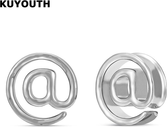 KUYOUTH Ohr Tunnel Plug, Kupfer, Silber, Unisex - Bild 1