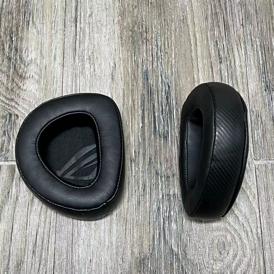 Asus ROG Delta RGB und Delta S Headset Ersatzteil-Set in Schwarz mit Kunststoff-Scharnier und Ohrpolstern - Bild 3