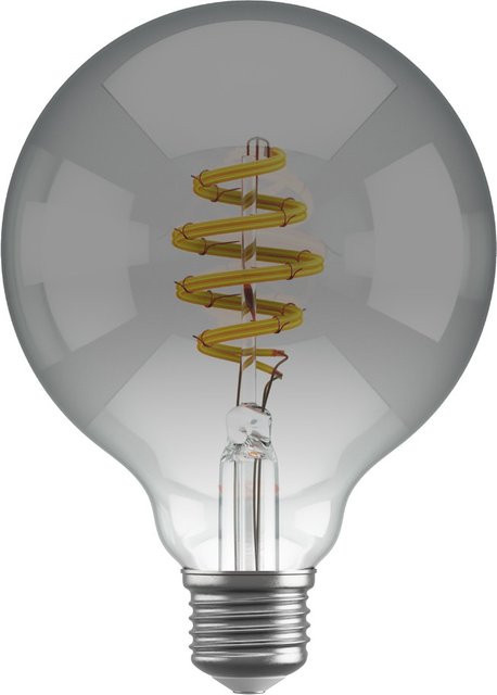 Hombli Filament Globe LED Leuchtmittel G95 CCT E27 in Silber Smokey dimmbar - Bild 1