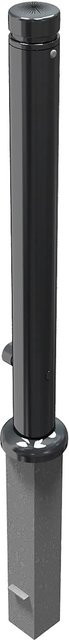 Schake Stilpfosten DB703 Dreikant Herausnehmbar Bodenrosette Farbe: Schwarz Durchmesser: 82 mm - Bild 1