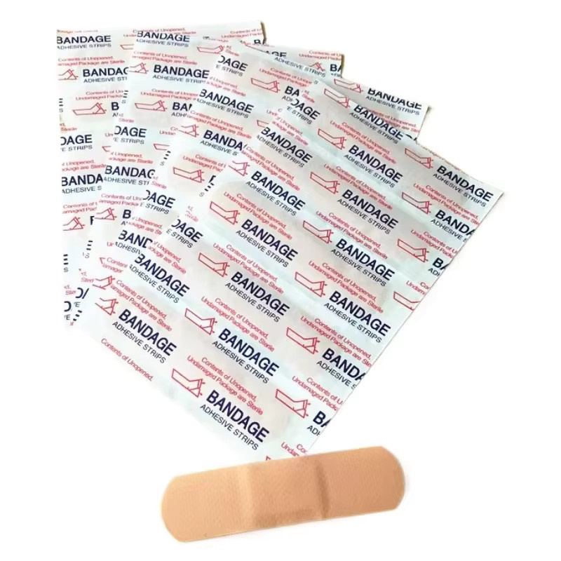Wasserdichte und atmungsaktive Heftpflaster als medizinischer Notfallverband mit Gaze, 100 Stück - Bild 2