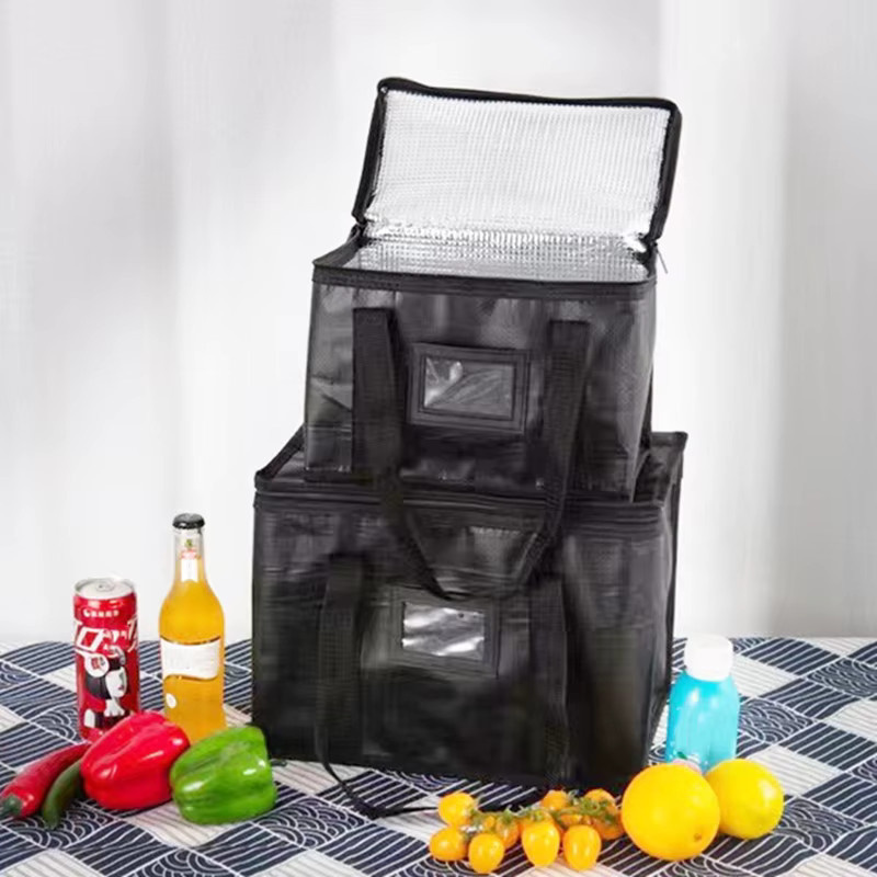 LKEEP Thermotasche für Lebensmittellieferung und Pizza in Schwarz - Bild 3