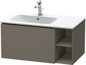 Duravit Waschtischunterschrank L-Cube in Grau matt, B/H/T: 82 x 40 x 48,1 cm - Bild 1