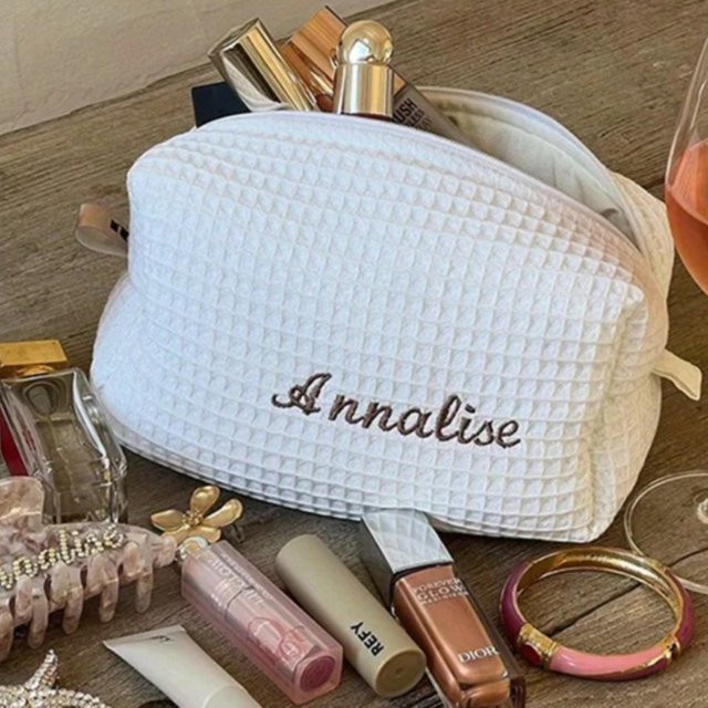 CEXIKA Make-up-Tasche, bestickte Reise-Kulturbeutel, Damen - Bild 1