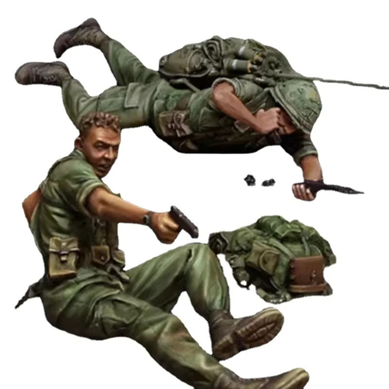 BAANFU Vietnam War US Army Call Air Support, Modellbausatz, Maßstab 1:35, Resin, Einzelfigur - Bild 2