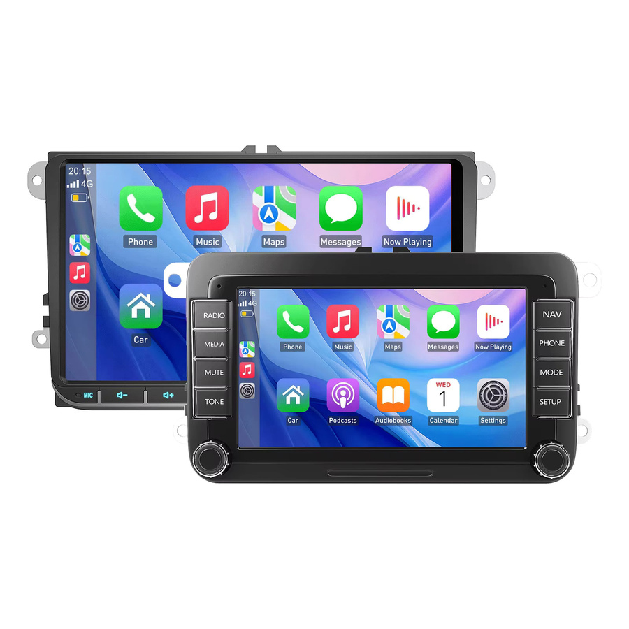ESSGOO Android Autoradio mit CarPlay und GPS, 9 Zoll, Schwarz, für Volkswagen VW Golf Passat Jetta sowie Skoda und SEAT - Bild 7