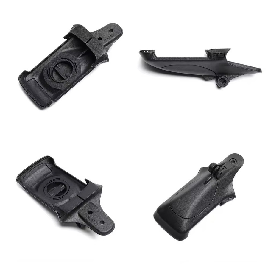 Aerodynamische 3D-gedruckte Computerhalterung für Garmin, Wahoo und Bryton in Schwarz, inklusive integrierter Tachometerhalterung für METRON 5D ACR EVO - Bild 5